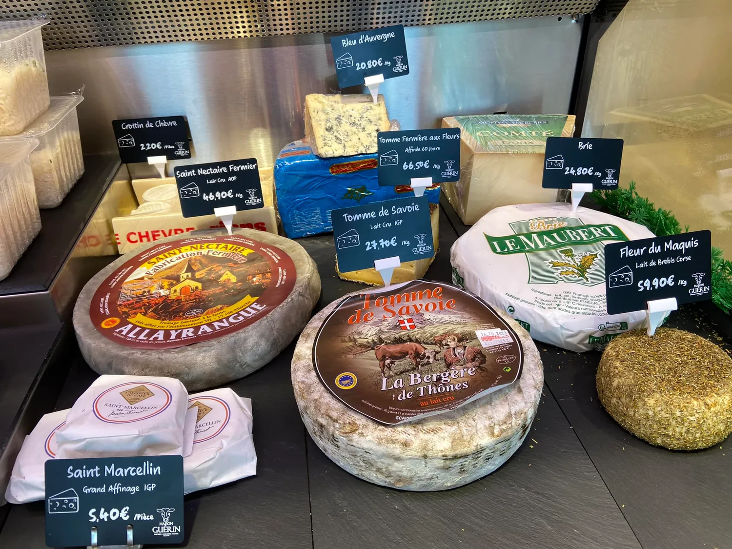 Plateau fromages, raclette Saint-Launeuc